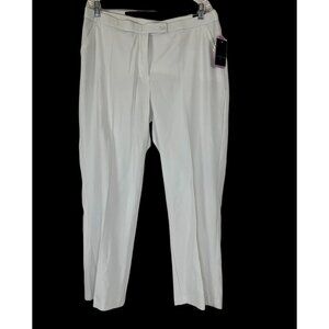 Investments Women's Super White Slim Fx Dress Pants